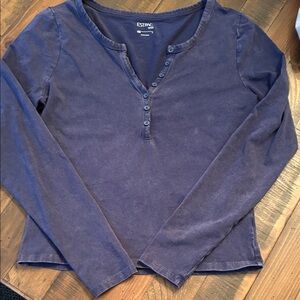 Urban Outfitters Vintage Navy Crop Top